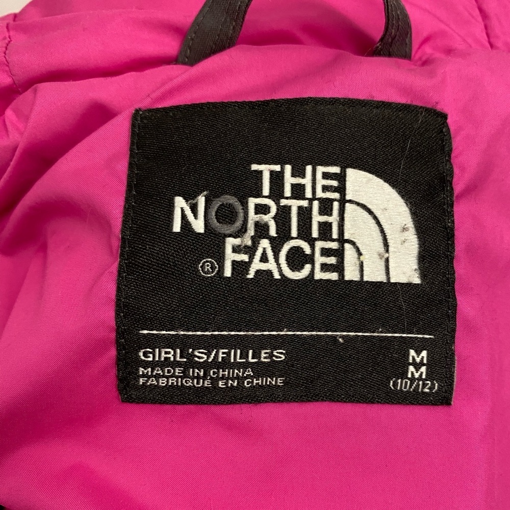 The North Face Grey Down Jacket with Faux Fur Trim - Picture 8 of 14